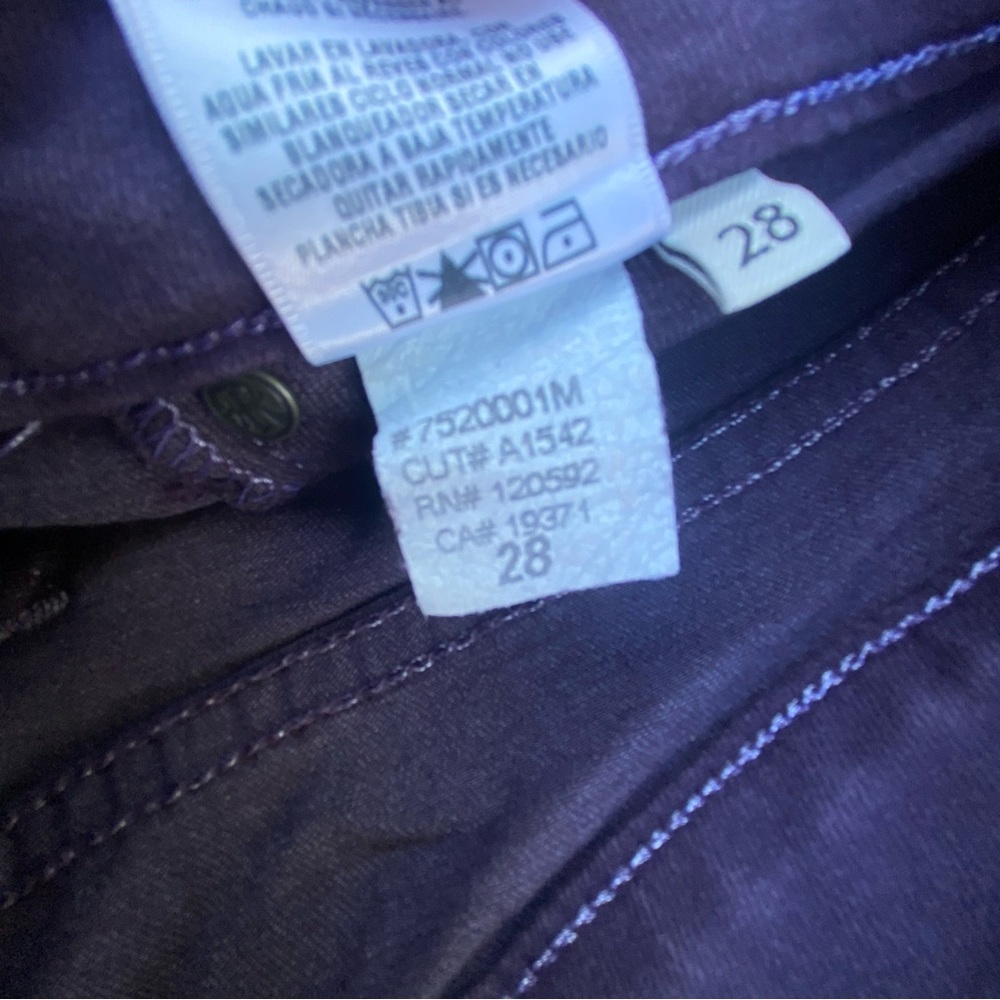 Rich & Skinny Purple Skinny Jeans size 28 6 - Picture 6 of 12